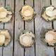 Set of 6 coffee cups with morvan sandstone saucers
