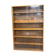 Vitrine/armoire de rangement vintage en bois et verre