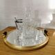 Large art deco mirror tray