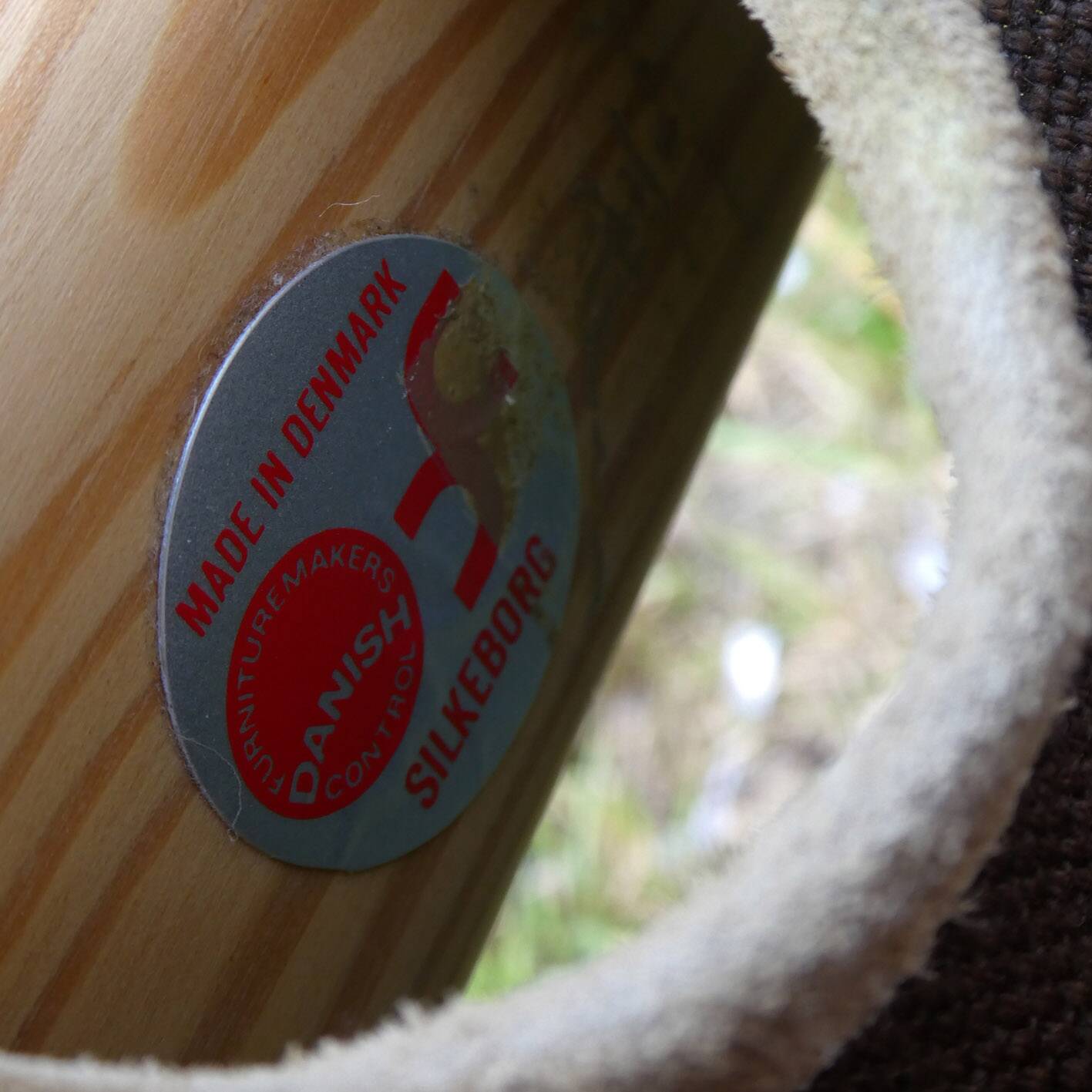 rare large pine armchair, Silkeborg, Denmark, 1970