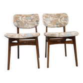 Pair of Scandinavian teak chairs from the 60s/70s.