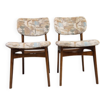 Pair of Scandinavian teak chairs from the 60s/70s.