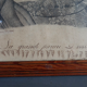 Portrait of a young woman The large ornament drawing signed around 1800-1830 57x46 cm SB