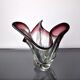 Purple seguso vase in Murano glass, Italy, 1960