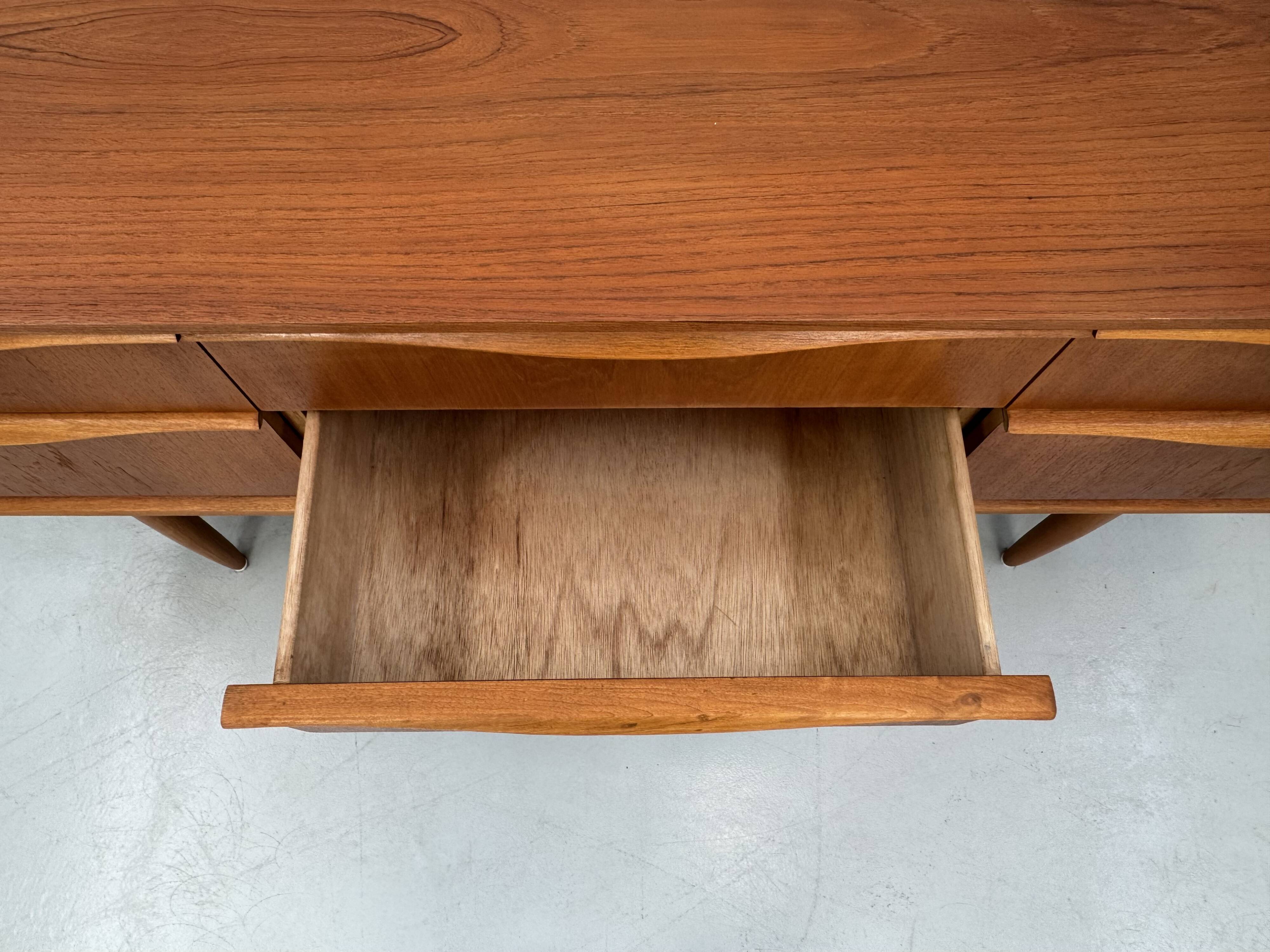 Vintage sideboard with 6 drawers by Austinsuite, designed by Frank Guille