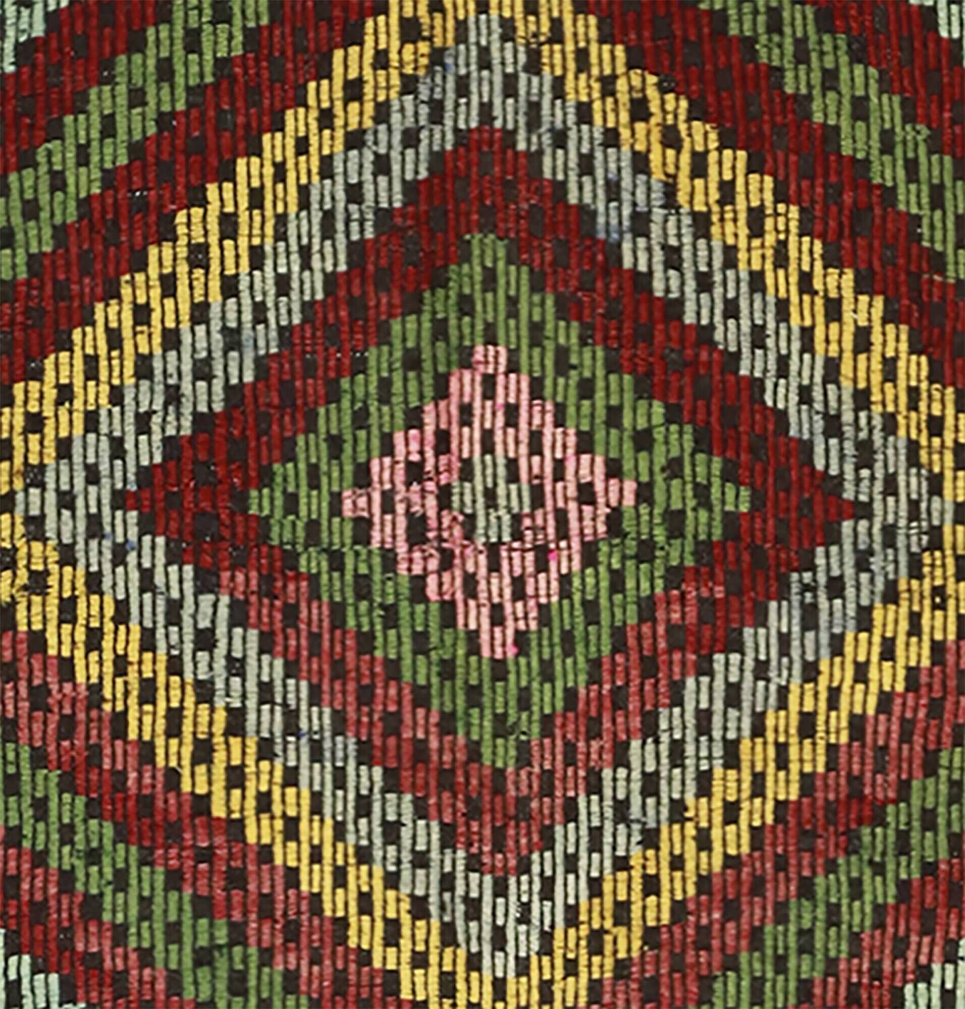 Grand Turkish Kilim Yoruk Vintage 211x310 cm Geometric Multicoloured