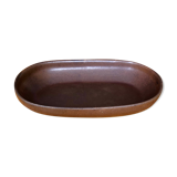 Vintage brown Dutch ceramic dish