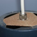 Metal and Glass Ceiling Light by Louis C. Kalff for Philips, 1950s