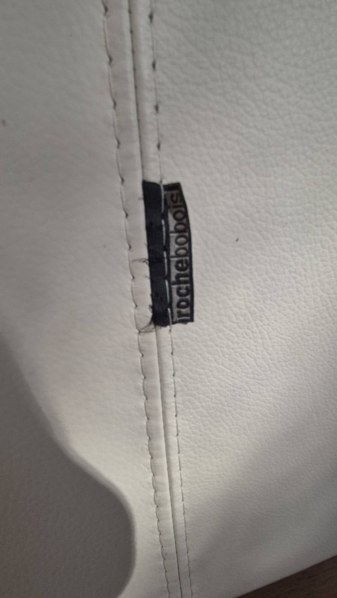 Roche Bobois leather corner sofa