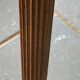 Antique large rattan and opaline bamboo table lamp 1930s-1950s