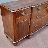 Victorian chest of drawers 19th in mahogany