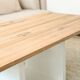 Concrete and wood coffee table - Length 120cm - Oakcub