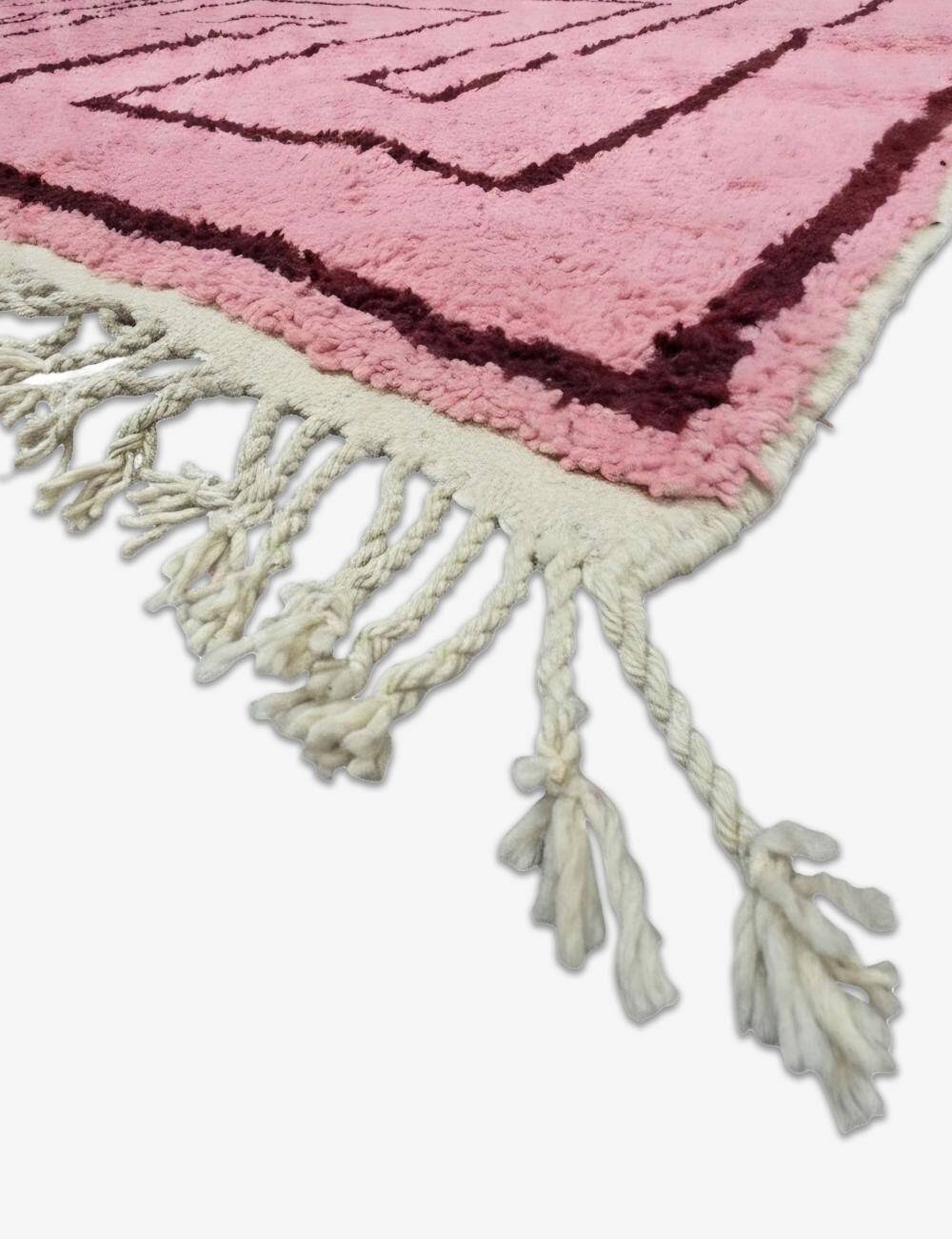 Tapis Rose Contemporain - 297 x 246 cm