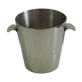 Vintage French Silver Inox 18.10 Champagne Wine Cooler Ice Bucket