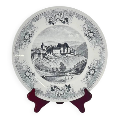 Plat Villeroy & Boch ''Wiltz, luxembourg'', gris