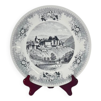 Plat Villeroy & Boch "Wiltz, luxembourg", gris