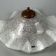 60s 70s Lamp Fixture Ceiling Lamp Flush Mount Doria Glass Space Age