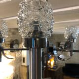 Chandelier with glassware Helena Tynell 1970