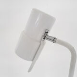 White metal floor lamp, 1960's