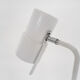 White metal floor lamp, 1960's