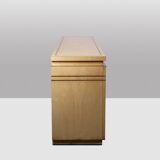 Four-door birch wood enfilade. 1970s.