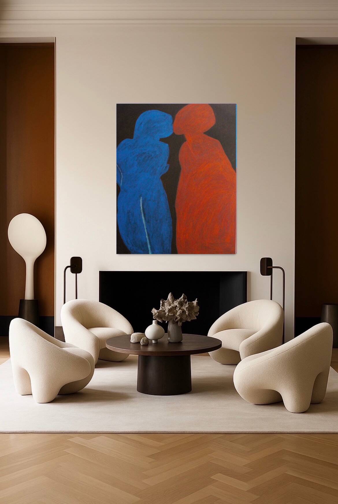 Came closer peinture figurative minimaliste