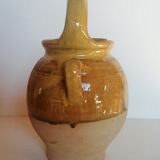 Enamelled jug with lid