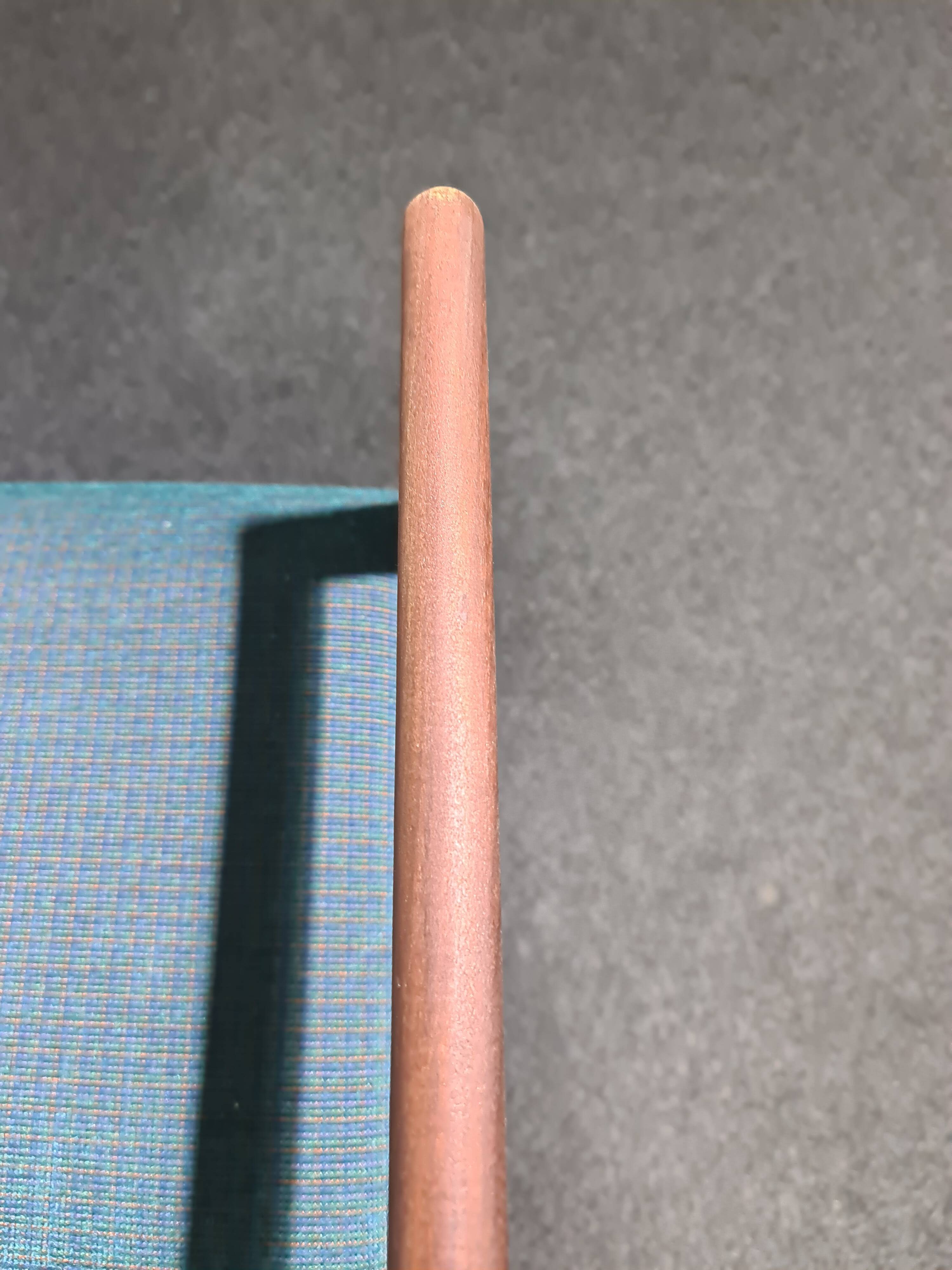 A pair of vintage teak Directors chairs