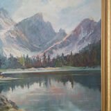 Oil on canvas signed 91 cm x 71 cm