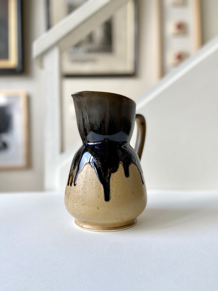 Enamel ceramic pitcher