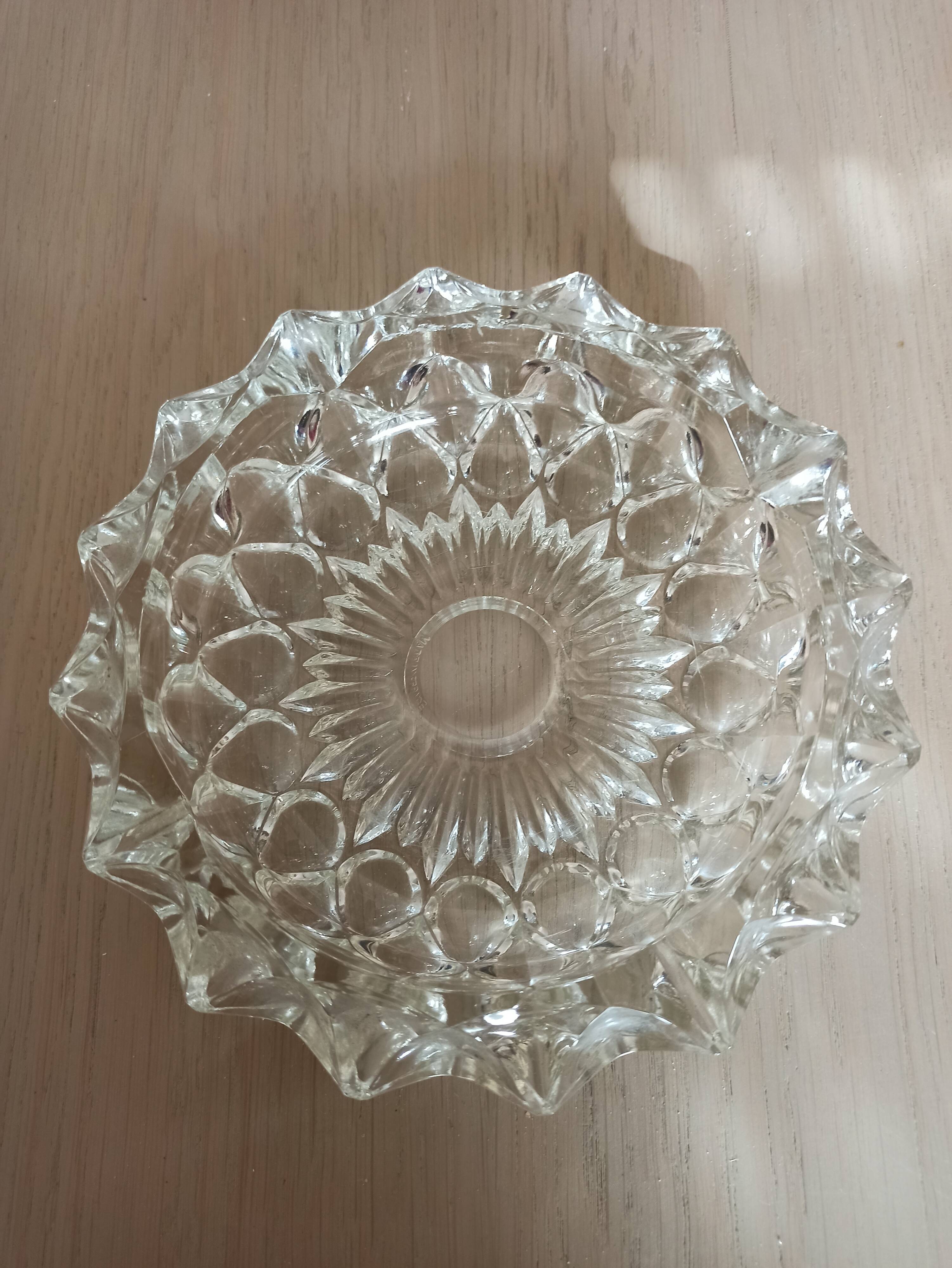 Vintage glass ashtrays