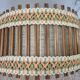 Vintage rattan pendant light