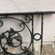 Antique cast iron balcony grill