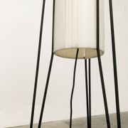 Mid-century German minimalist floor lamp by Hesse Leuchten, 1960s.