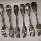 6 fourchettes Christofle
