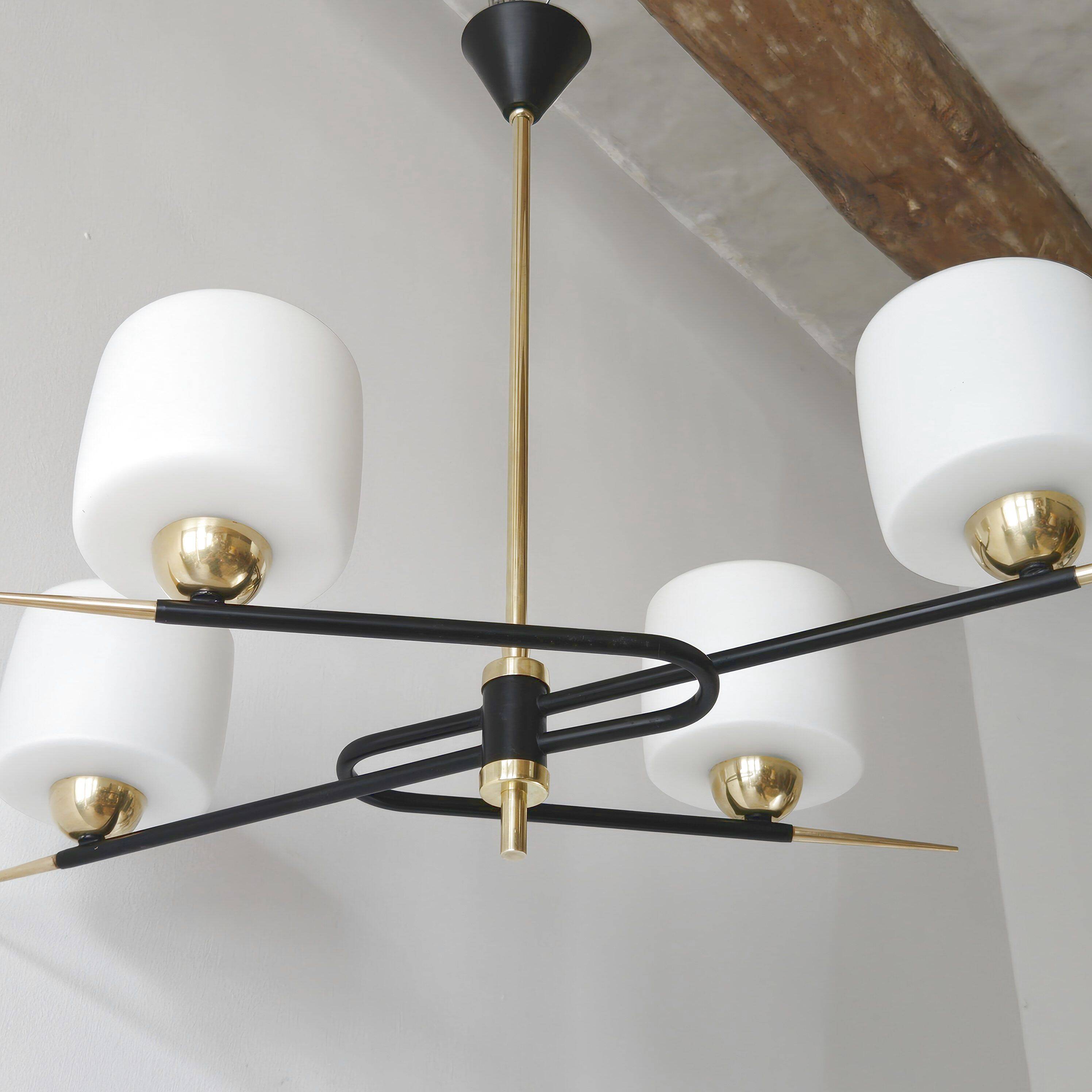 Vintage Arlus pendant light from the 1950s