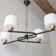 Vintage Arlus pendant light from the 1950s