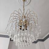Large Sized Murano Waterfall Chandelier