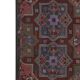 Vintage Turkish kilim handwoven 205x289 cm