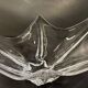 Large vintage sculptural crystal platter from the 1950s/60s