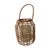 Wicker candle lantern