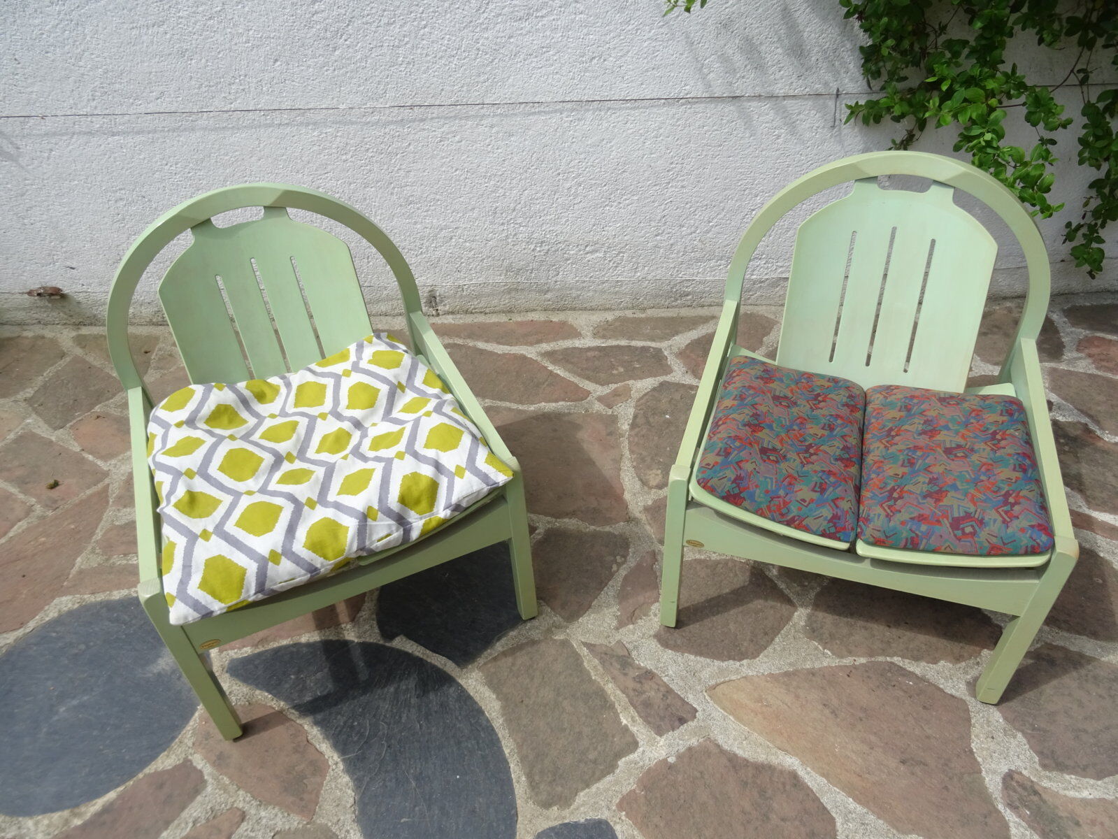 Pair of baumann argos model armchairs
