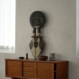 20th century, Bedu Nafana mask, carved wood, tribal art, decorative object