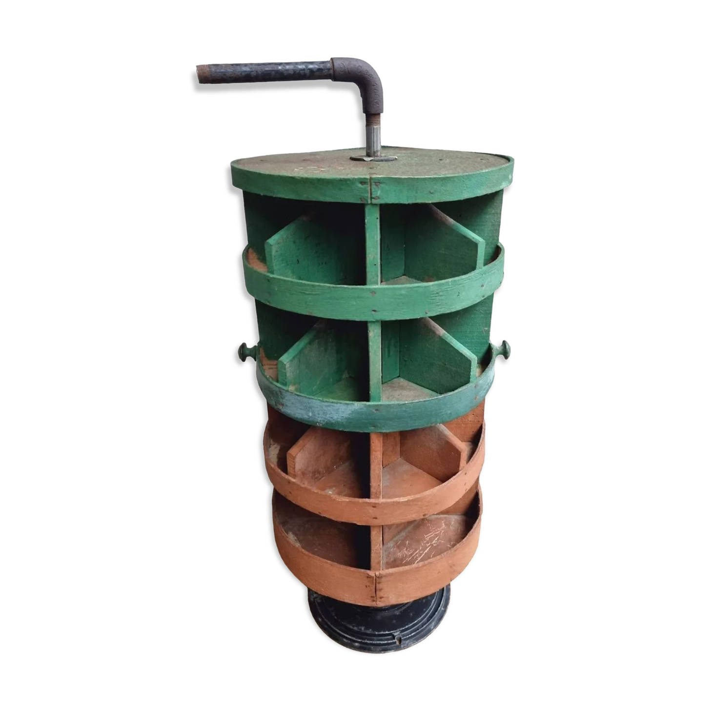 Old carousel rack spice rack étagère 60 cm high