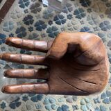 XXL wooden hand tray Vintage 1960 Italy