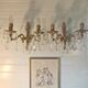 Pair of tassel sconces