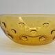Amber glass dessert service - 1970