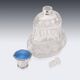 Antique 19thC Regency Solid Silver & Cut Glass Scent Bottle, London c.1812