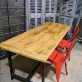 Military table year 50 oak tray