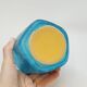 Franck Ma Toilet Box and Spray Bottle in Turquoise Blue Cracked Glass